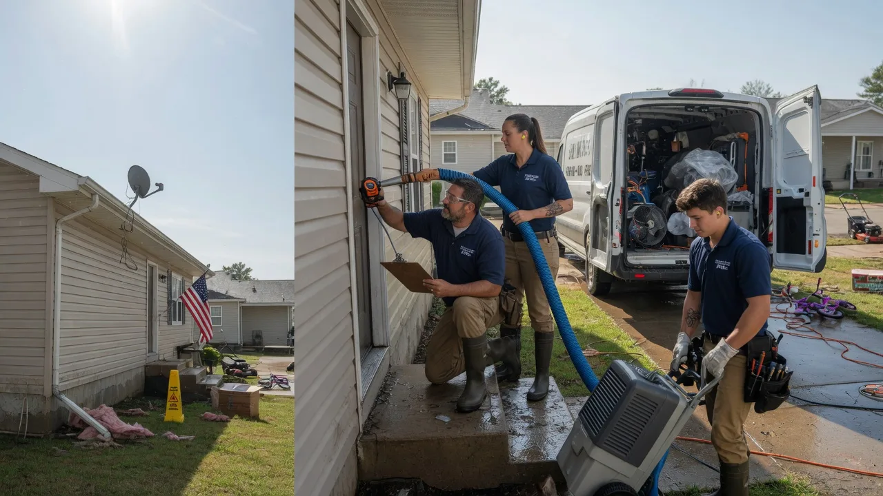 Ceiling Water Damage Restoration in Byrdstown, TN near me